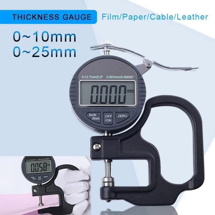 0-10mm Range Digital Display Micrometer Thickness Gauge - Eurekaonline