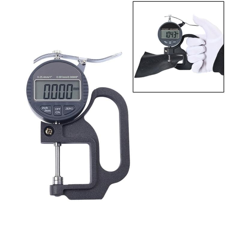 0-25mm Range Digital Display Micrometer Thickness Gauge - Eurekaonline