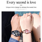 1 Pair OLEVS 8697 Couple Fashion Waterproof Luminous Quartz Watch(Black + Rose Gold) - Eurekaonline