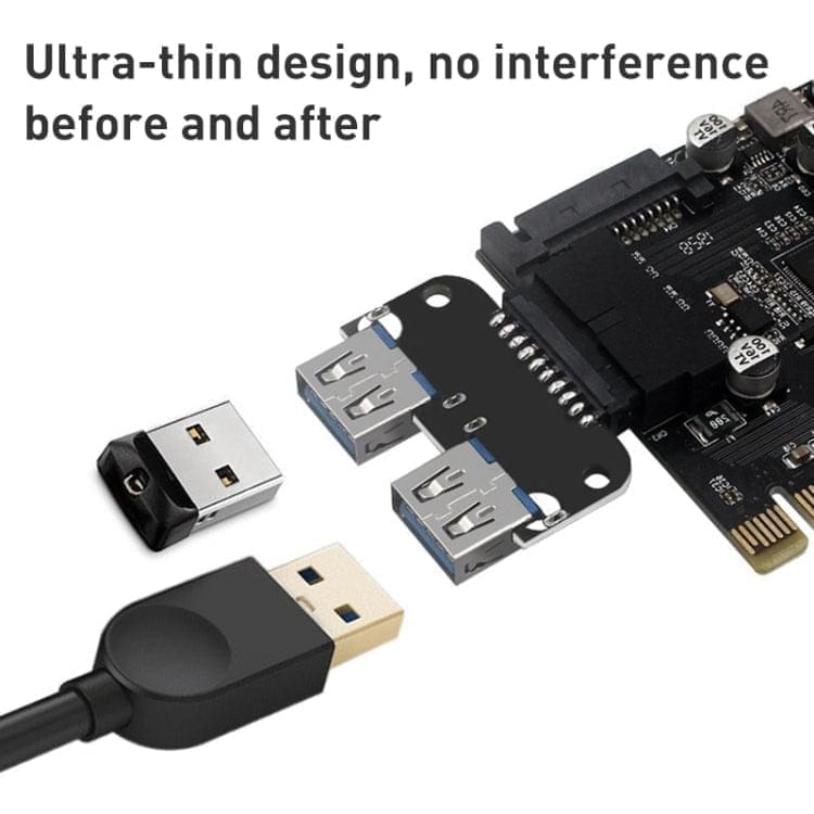 10 PCS 19/20Pin to Dual USB 3.0 Adapter Converter, Model:PH22 - Eurekaonline