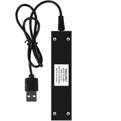 10 PCS USB 18650 Battery Single Slot Holder Charger with Flashlight Function - Eurekaonline