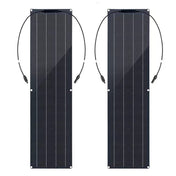 100W Dual Board PV System Solar Panel(Black) - Eurekaonline