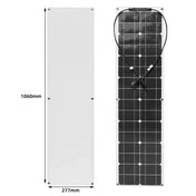 100W Dual Board PV System Solar Panel(White) - Eurekaonline