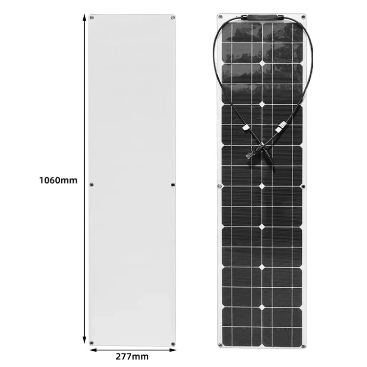 100W Dual Board PV System Solar Panel(White) - Eurekaonline