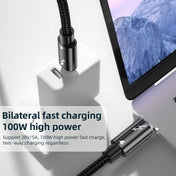 100W Type-C to Type-C Compatible Thunderbolt 4 Full-function Data Cable, Length:0.5m - Eurekaonline