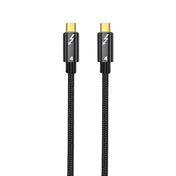 100W Type-C to Type-C Compatible Thunderbolt 4 Full-function Data Cable, Length:0.5m - Eurekaonline