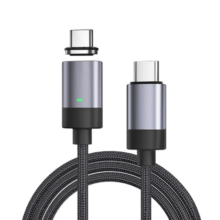 100W USB-C / Type-C to USB-C / Type-C Fast Charging Magnetic Data Cable, Style: 1m Cable + Magnetic Head - Eurekaonline