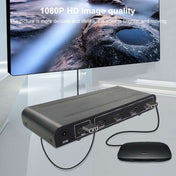 1080P 1x4 HDMI Splitter, 1.4 Version, EU Plug(Black) - Eurekaonline