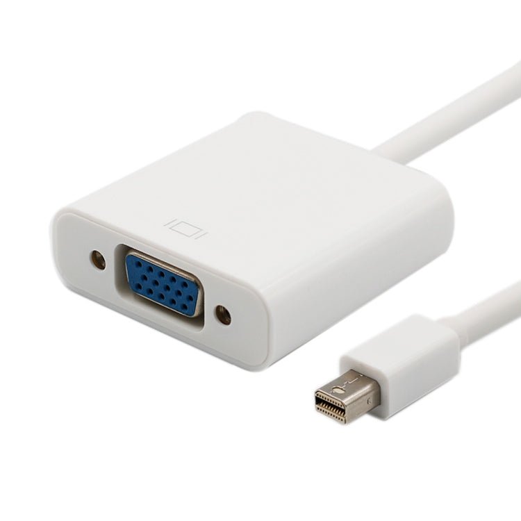 1080P Mini DisplayPort to VGA Cable Adapter (White) - Eurekaonline
