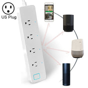 10A Home Smart WiFi Power Strip Surge Protector 4 Outlet Wireless Power Extension Socket, Support APP Operation & Timing Switch, US Plug - Eurekaonline