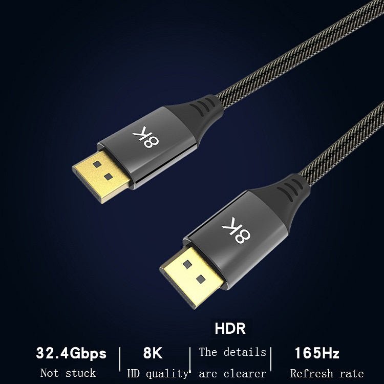10m DP1.4 Version 8K DisplayPort Male to Male Computer Monitor HD Cable - Eurekaonline