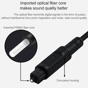 10m EMK OD2.2mm Digital Audio Optical Fiber Cable Plastic Speaker Balance Cable(Black) - Eurekaonline