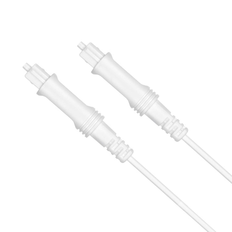 10m EMK OD2.2mm Digital Audio Optical Fiber Cable Plastic Speaker Balance Cable(White) - Eurekaonline