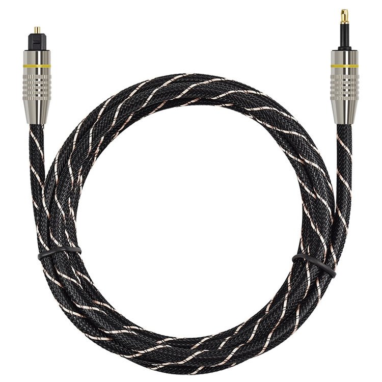 10m EMK OD6.0mm Square Port to Round Port Set-top Box Digital Audio Optical Fiber Connecting Cable - Eurekaonline