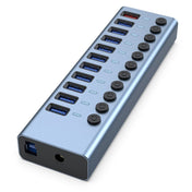 11 in 1 USB 3.0 HUB Splitter with Independent Switch & 12V 4A Power Supply - Eurekaonline