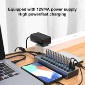 11 in 1 USB 3.0 HUB Splitter with Independent Switch & 12V 4A Power Supply - Eurekaonline