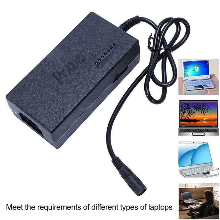 110-220V AC To DC 12V / 15V / 16V / 18V / 19V / 20V / 24V Universal Laptop Charger Adapter - Eurekaonline