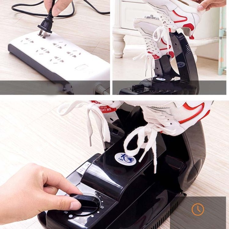 110V Shoe Dryer Automatic Timing UV Sterilization And Deodorization Shoe Dryer, US Plug(With Fragrance) - Eurekaonline