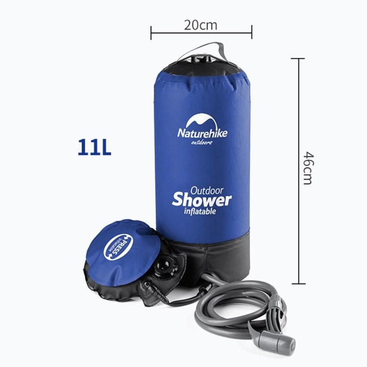 11L Outdoor Camping Hiking PVC Portable Take a Shower Water Tank Water Bag Shower - Eurekaonline