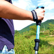 125cm Adjustable Portable Outdoor Aluminum Alloy Trekking Poles Stick(Blue) - Eurekaonline