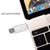 128GB 3 in 1 USB-C / Type-C + USB 2.0 + OTG Flash Disk, For Type-C Smartphones & PC Computer(Silver) - Eurekaonline