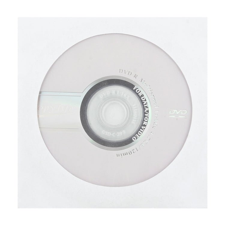 12cm Blank DVD-R, 4.7GB/120mins, Pack of 50 - Eurekaonline