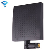 12dBi SMA Male Connector 2.4GHz Panel WiFi Antenna(Black) - Eurekaonline