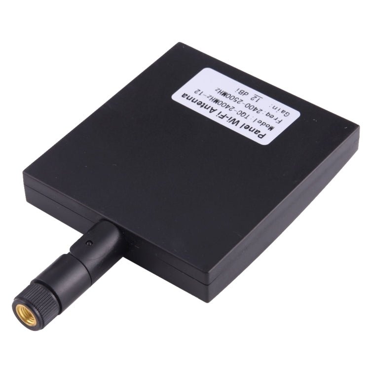 12dBi SMA Male Connector 2.4GHz Panel WiFi Antenna(Black) - Eurekaonline