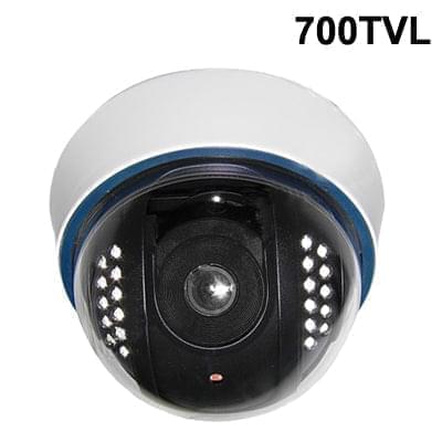 3 SONY Color 700TVL Dome CCD Camera, IR Distance: 15m - Eurekaonline