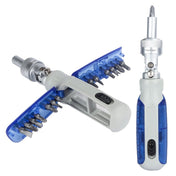 14 In 1 Household Ratchet Head Multifunctional Combination Screwdriver(Blue) - Eurekaonline