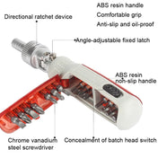 14 In 1 Household Ratchet Head Multifunctional Combination Screwdriver(Red) - Eurekaonline