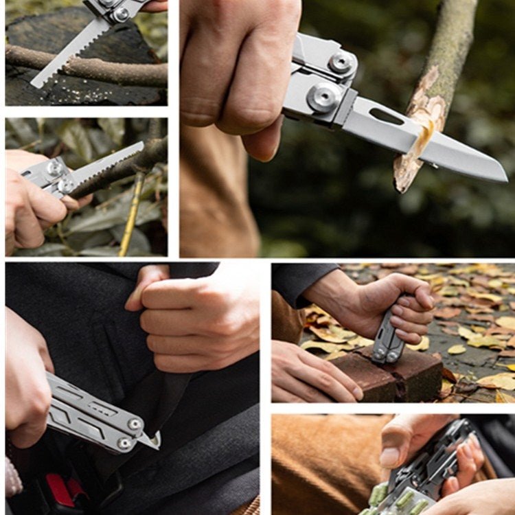 14 in 1 Multifunctional Pliers Folding Combination EDC Gadget Camping Survival Equipment Universal Tool Pliers - Eurekaonline