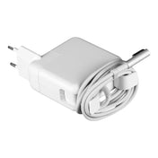 14.5V 3.1A 45W 5 Pin L Style MagSafe 1 Power Charger for Apple Macbook A1244 / A1237 / A1369 / A1370 / A1374 / A1304, Length: 1.7m, EU Plug(White) - Eurekaonline