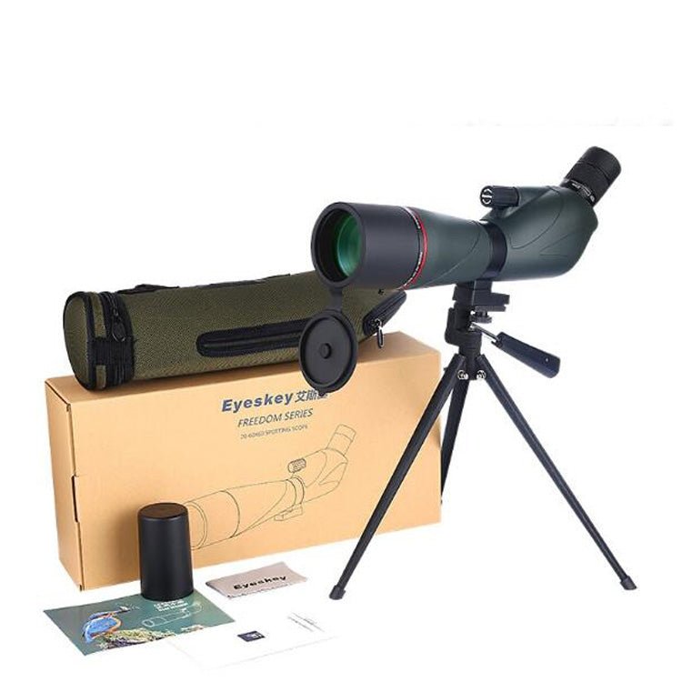 15-45X60 Zoom Single-lens Telescope High-definition Monocular Binoculars Outdoor Bird Watching Target Glasses(Green) - Eurekaonline