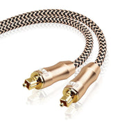 1.5m EMK OD6.0mm Gold-plated TV Digital Audio Optical Fiber Connecting Cable - Eurekaonline