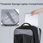 160 Large Capacity ABS Waterproof Laptop Backpack with USB Charging Port(Black) - Eurekaonline
