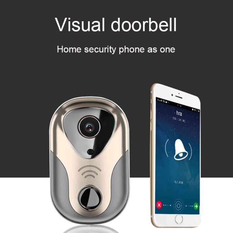 163Eye L1-NJ Smart Visual WIFI 1.3MP Network HD Intercom Doorbell , Support Micro SD Card & Night Vision(Rose Gold) - Eurekaonline