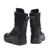 17 Outdoor Sports Wear-resistant Training Boots High-top Hiking Boots, Spec: Cowhide Wool(38) - Eurekaonline