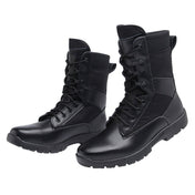 17 Outdoor Sports Wear-resistant Training Boots High-top Hiking Boots, Spec: Cowhide Wool(41) - Eurekaonline