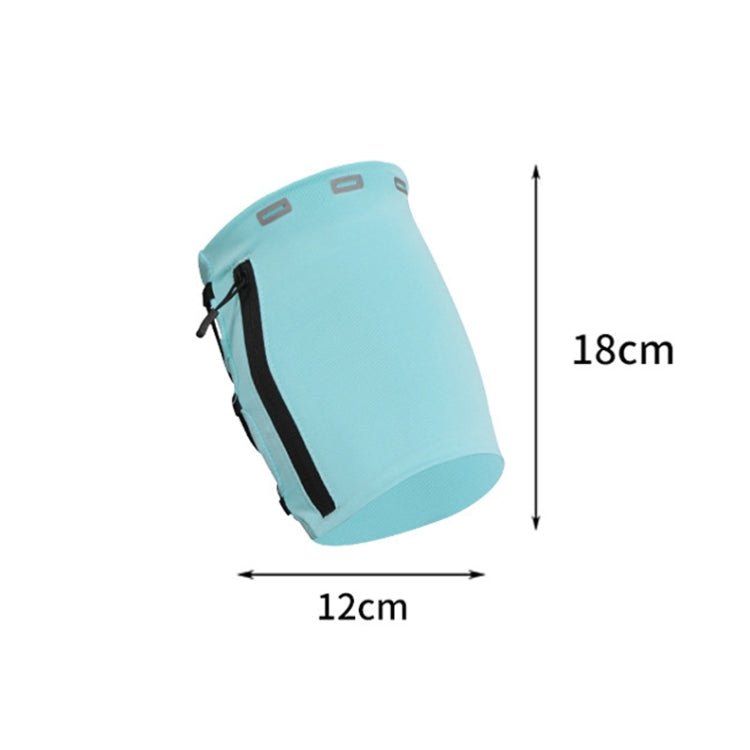 1940 Running Mobile Phone Arm Bag Elastic Sports Wrist Bag, Colour: Cyan (no Logo) - Eurekaonline