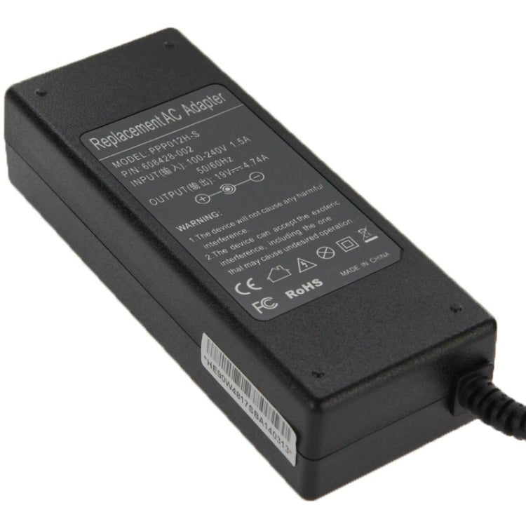 19V 4.74A AC Adapter for HP Laptop, Output Tips: 4.8mm x 1.7mm - Eurekaonline