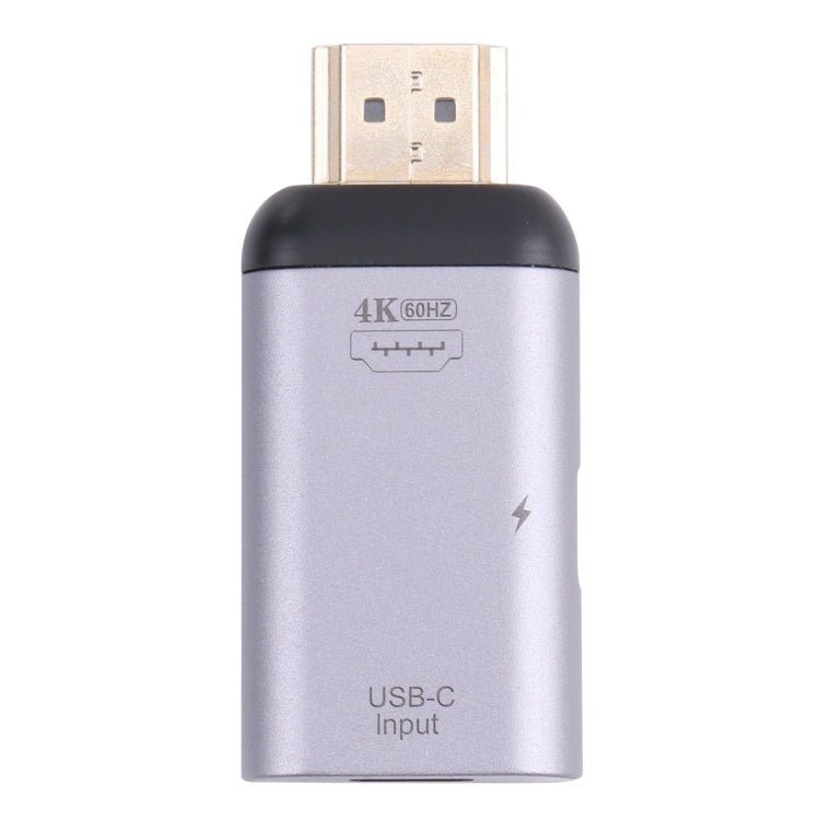 2 in 1 4K 60Hz HDMI Male to USB-C / Type-C Charging + USB-C / Type-C Female Adapter - Eurekaonline