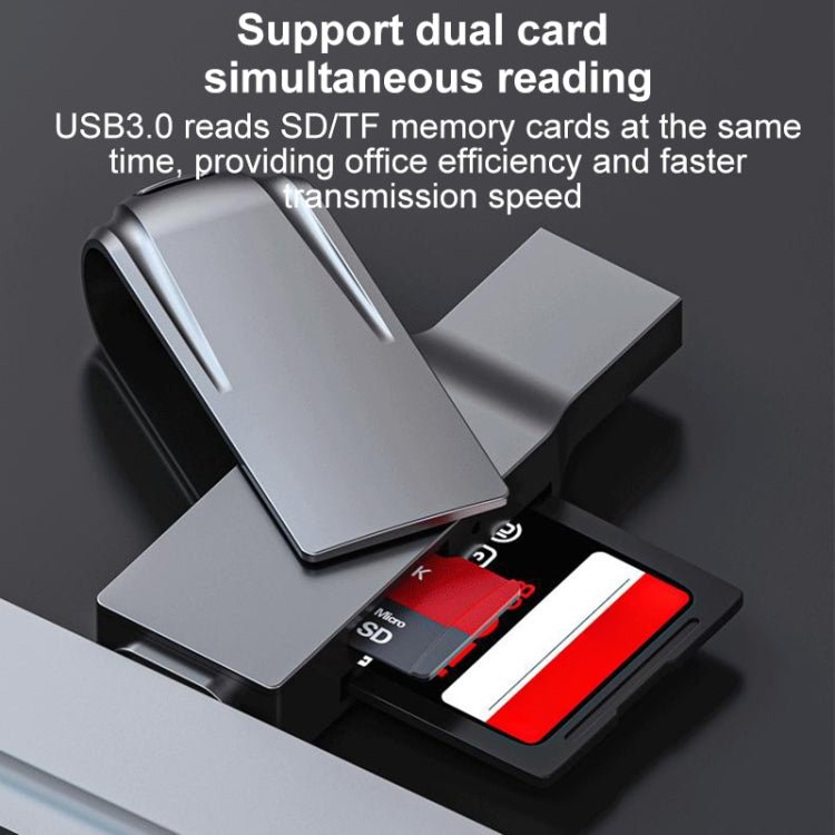 2 In 1 Multifunction USB-C / Type-C to USB 3.0 Card Reader - Eurekaonline