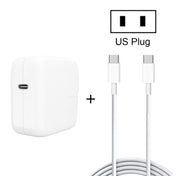 2 in 1 PD3.0 30W USB-C / Type-C Travel Charger with Detachable Foot + PD3.0 3A USB-C / Type-C to USB-C / Type-C Fast Charge Data Cable Set, Cable Length: 2m, US Plug - Eurekaonline