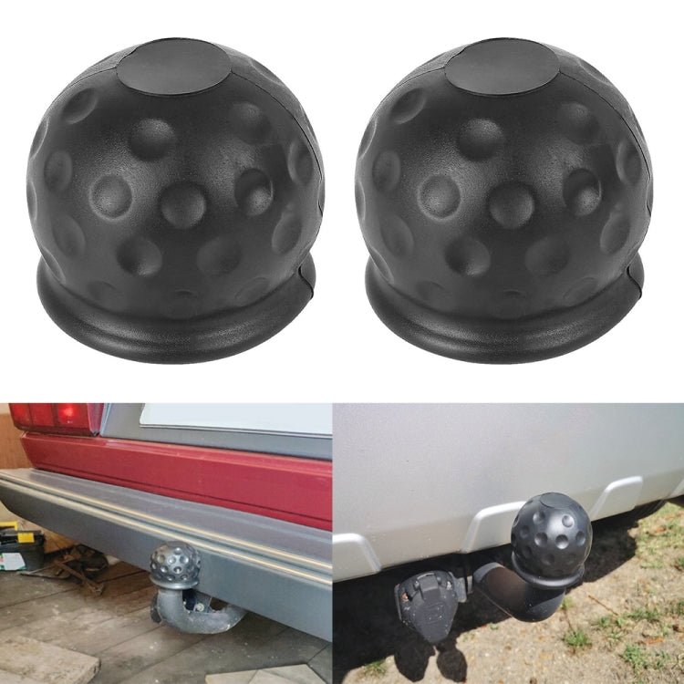  Set Car Truck Tow Ball Cover Cap Towing Hitch Trailer Towball Protection - Eurekaonline