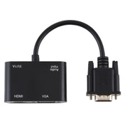 2 in 1 VGA to HDMI + VGA 15 Pin HDTV Adapter Converter with Audio - Eurekaonline