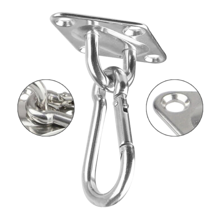 2 PCS 8mm 316 Stainless Steel Sand Bag Ceiling Hook Heavy Duty Swing Hangers - Eurekaonline