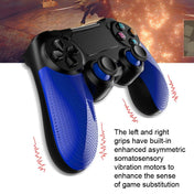 2 PCS Bluetooth Wireless Gamepad Touch Screen With Light Audio Dual Vibration Controller For PS4(Blue) - Eurekaonline