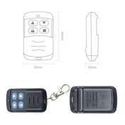 2 PCS Electric Roller Shutter Waterproof Copy Universal Remote Controller Garage Door Remote Control Key(433MHz) - Eurekaonline