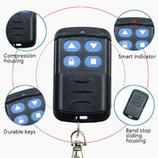 2 PCS Electric Roller Shutter Waterproof Copy Universal Remote Controller Garage Door Remote Control Key(433MHz) - Eurekaonline